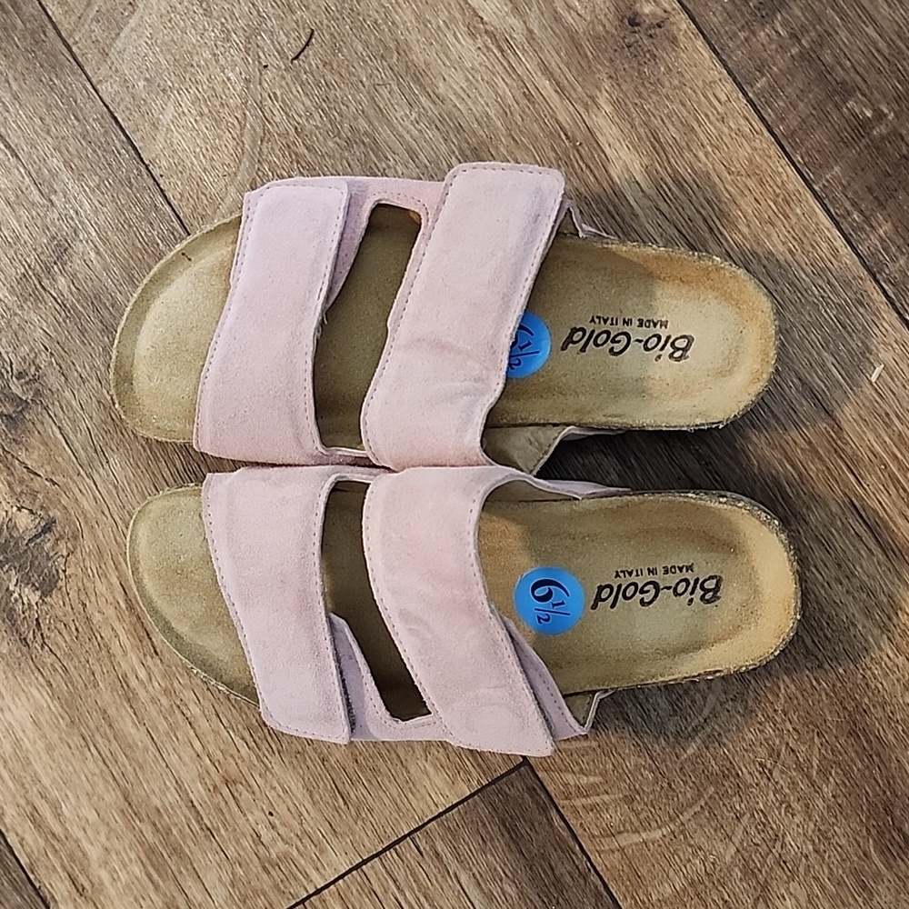BIO-Gold Velcro Double Strap Sandals
